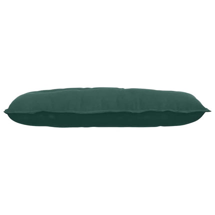 Rygpude Mørkegrøn 100 x 50 cm Velourstof