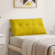 Rygpude Gul 100 x 50 cm Velourstof