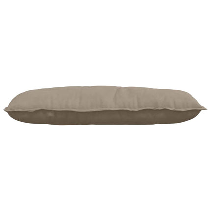 Rygpude Gråbrun 100 x 50 cm Mikrofiberstof