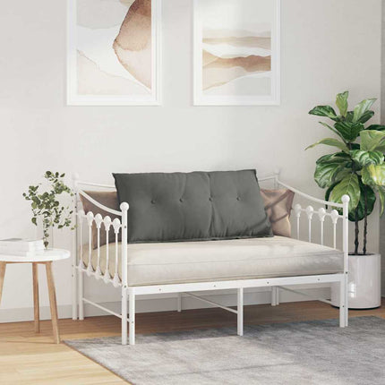 Rygpude Mørkegrå 100 x 50 cm Mikrofiberstof