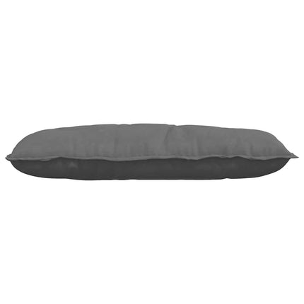 Rygpude Mørkegrå 100 x 50 cm Mikrofiberstof