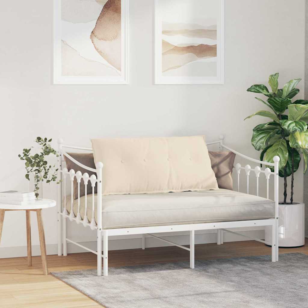 Rygpude Beige 100 x 50 cm Mikrofiberstof