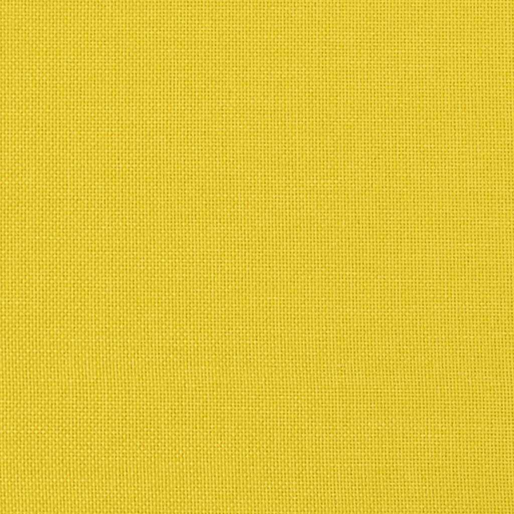 Rygpude Lys Gul 120 x 19 x 50 cm Stof