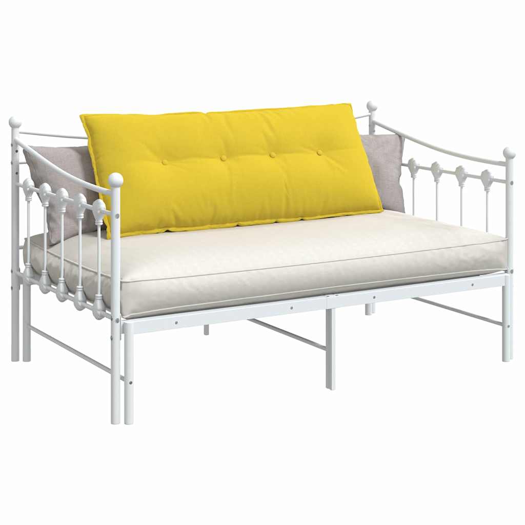 Rygpude Lys Gul 120 x 19 x 50 cm Stof