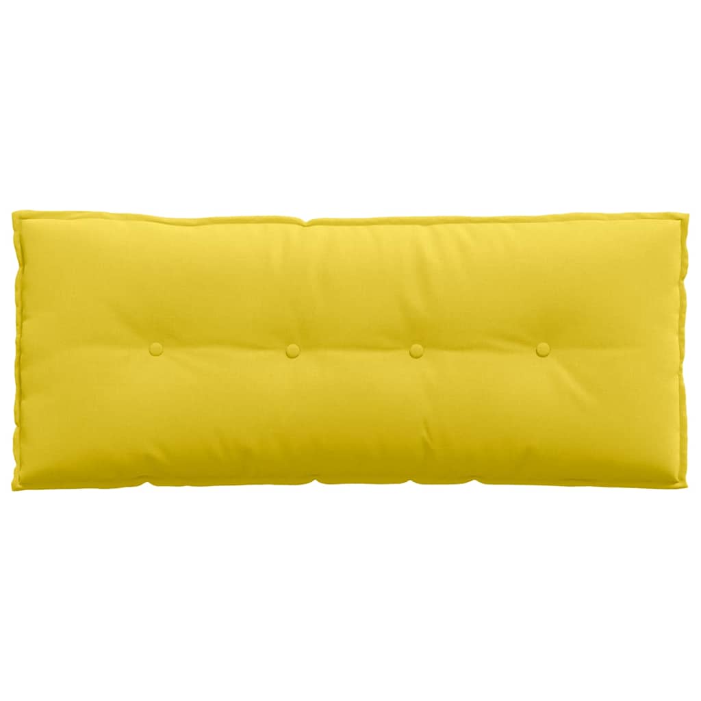 Rygpude Lys Gul 120 x 19 x 50 cm Stof