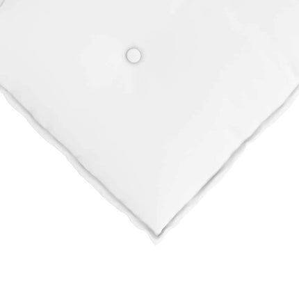 Rygpude Hvid 120 x 19 x 50 cm Stof