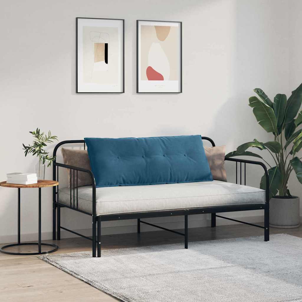 Rygpude Blå 120 x 50 cm Velourstof