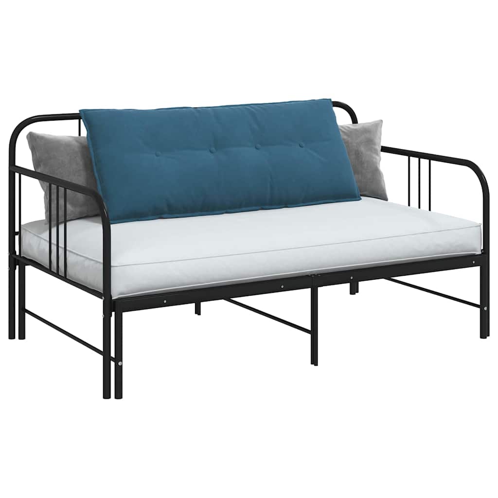 Rygpude Blå 120 x 50 cm Velourstof