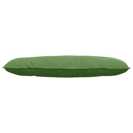 Rygpude Lys grøn 120 x 50 cm Velourstof