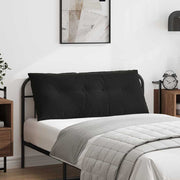 Rygpude Sort 120 x 50 cm Velourstof