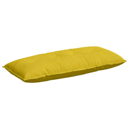 Rygpude Gul 120 x 50 cm Velourstof