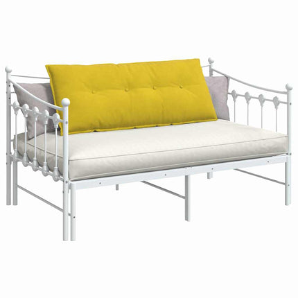 Rygpude Gul 120 x 50 cm Velourstof