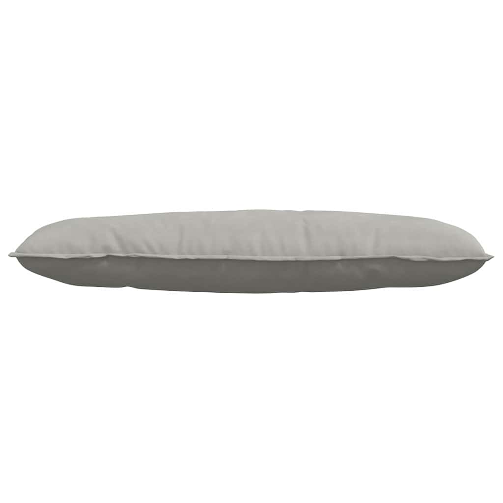 Rygpude Lysegrå 120 x 50 cm Mikrofiberstof