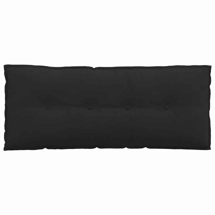 Rygpude Sort 120 x 50 cm Mikrofiberstof
