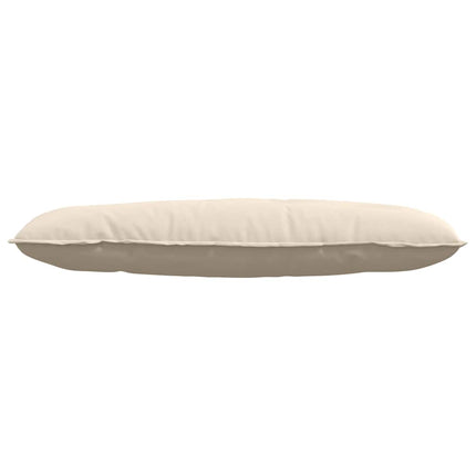 Rygpude Beige 120 x 50 cm Mikrofiberstof