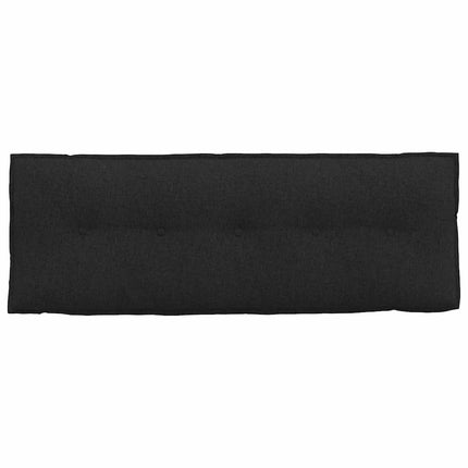 Rygpude Sort 140 x 19 x 50 cm Stof