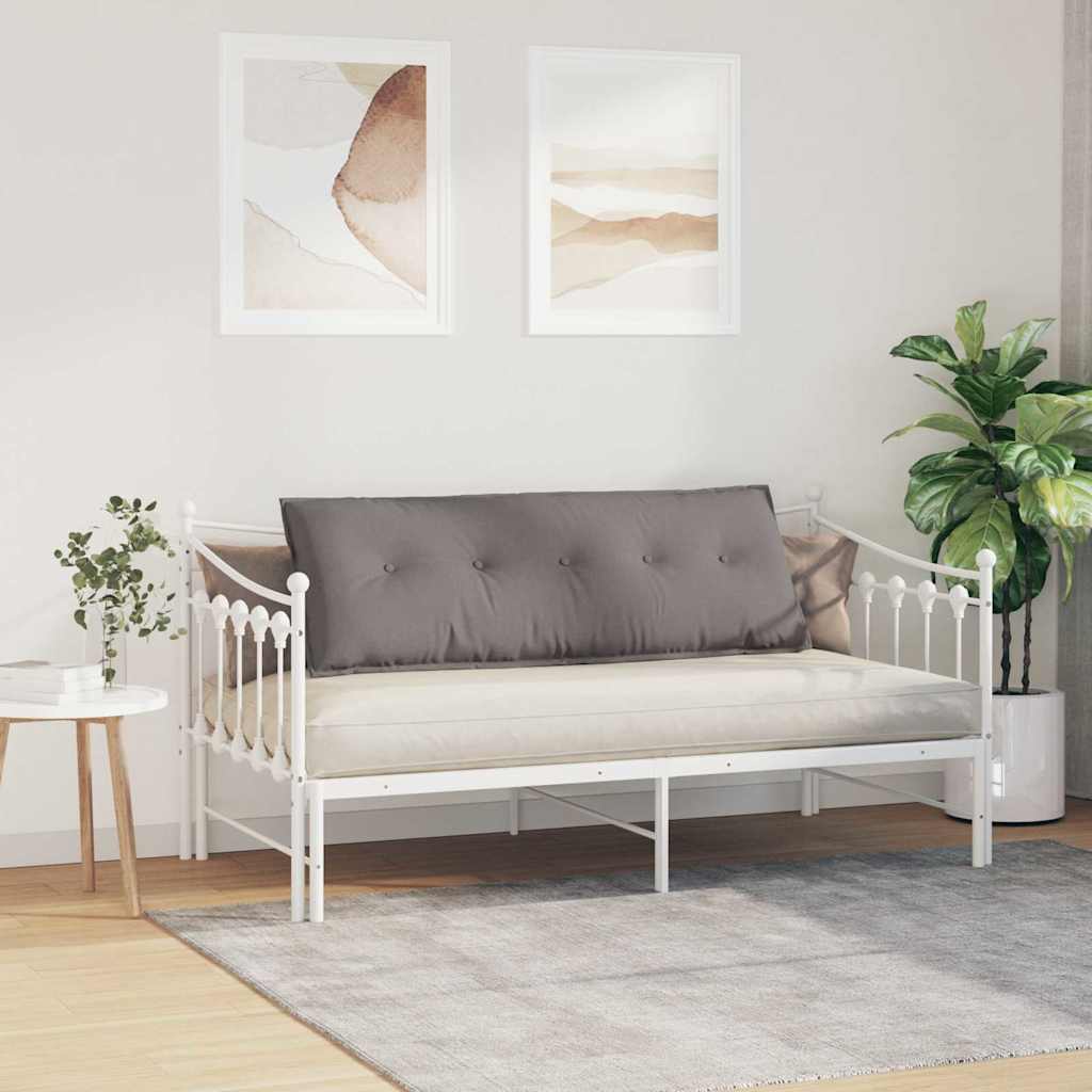 Rygpude Gråbrun 140 x 19 x 50 cm Stof