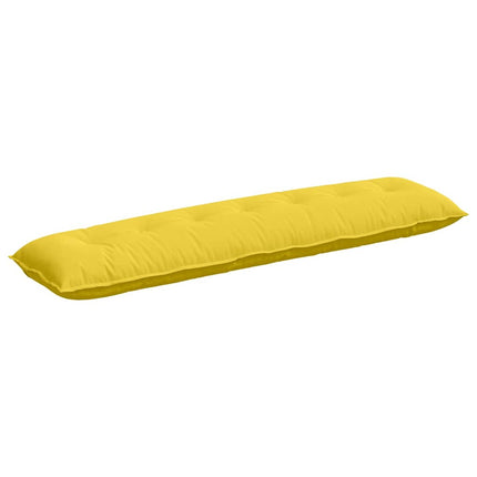 Rygpude Lys Gul 140 x 19 x 50 cm Stof