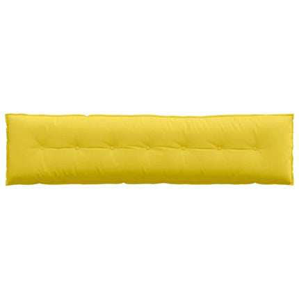 Rygpude Lys Gul 140 x 19 x 50 cm Stof