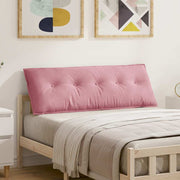 Rygpude Lyserød 140 x 50 cm Velourstof