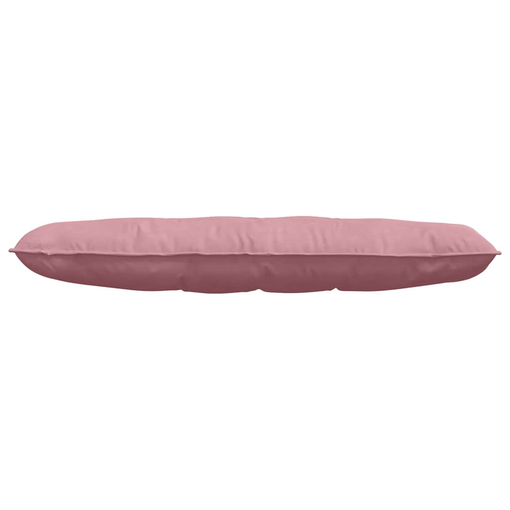 Rygpude Lyserød 140 x 50 cm Velourstof