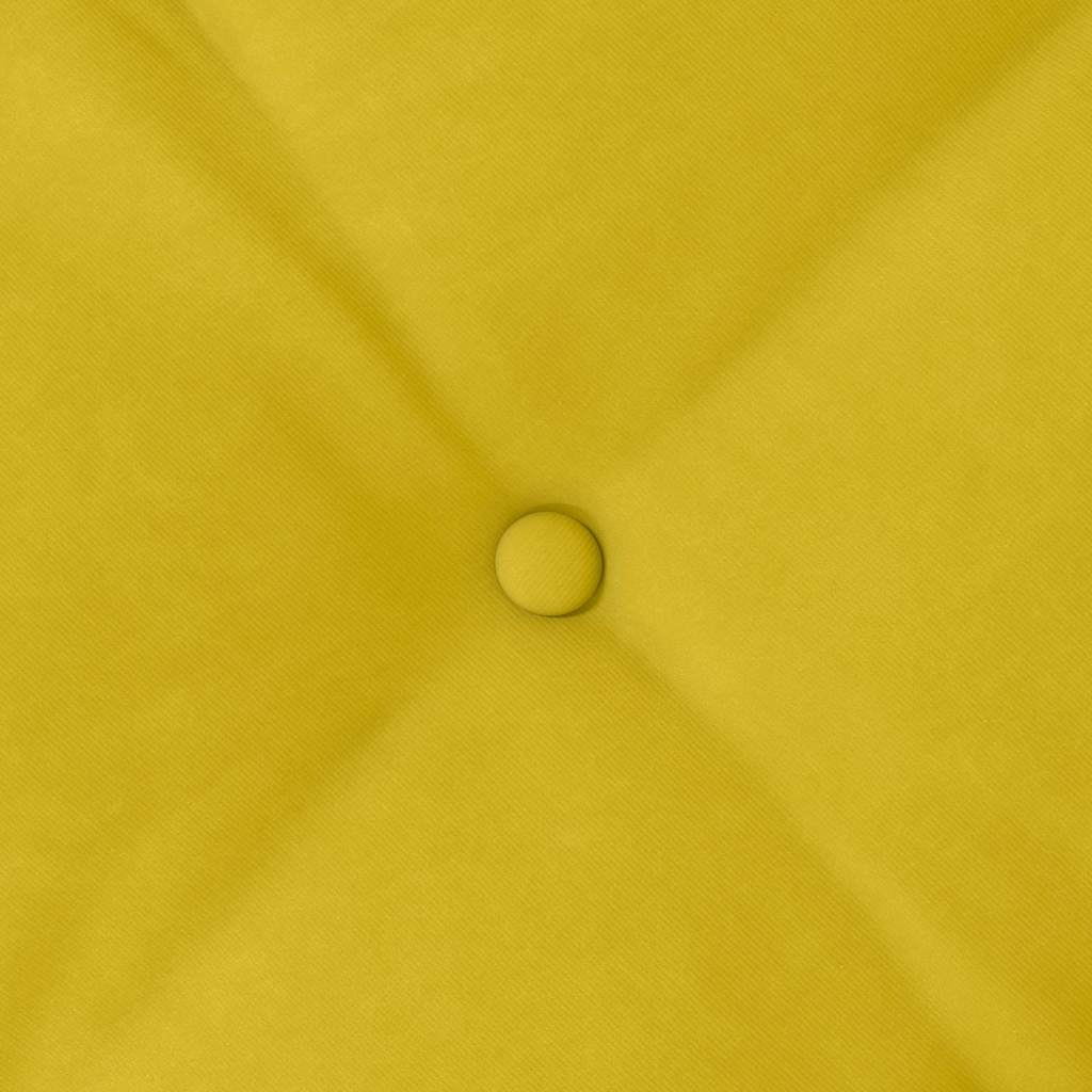 Rygpude Gul 140 x 50 cm Velourstof