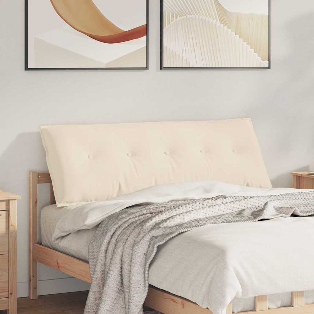 Rygpude Beige 140 x 50 cm Mikrofiberstof