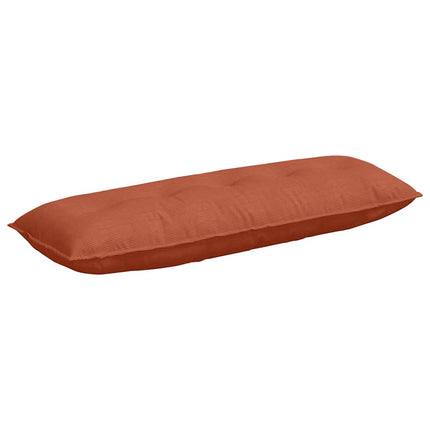 Rygpude Rød orange 140 x 50 cm Velourstof