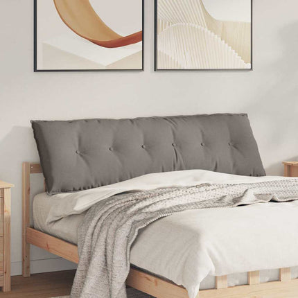 Rygpude Gråbrun 160 x 19 x 50 cm Stof