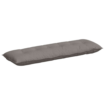 Rygpude Gråbrun 160 x 19 x 50 cm Stof