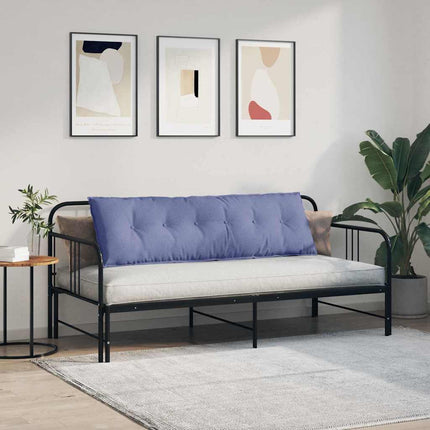 Rygpude Jeans blå 160 x 19 x 50 cm Stof