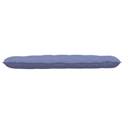 Rygpude Jeans blå 160 x 19 x 50 cm Stof