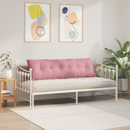Rygpude Lyserød 160 x 50 cm Velourstof