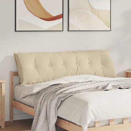Rygpude Creme 160 x 50 cm Mikrofiberstof