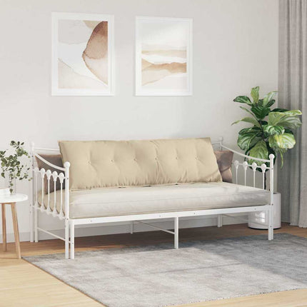 Rygpude Creme 160 x 50 cm Mikrofiberstof