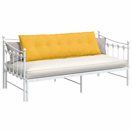 Rygpude Lys Gul 160 x 50 cm Velourstof