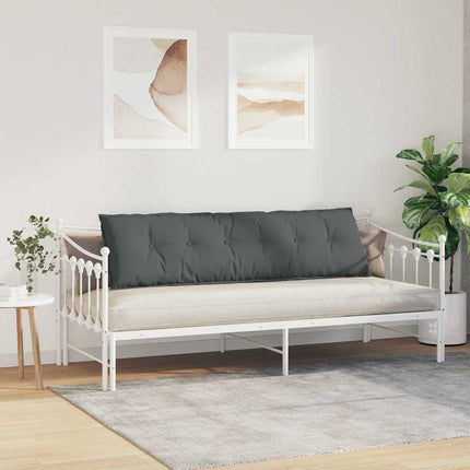 Rygpude Mørkegrå 180 x 19 x 50 cm Stof