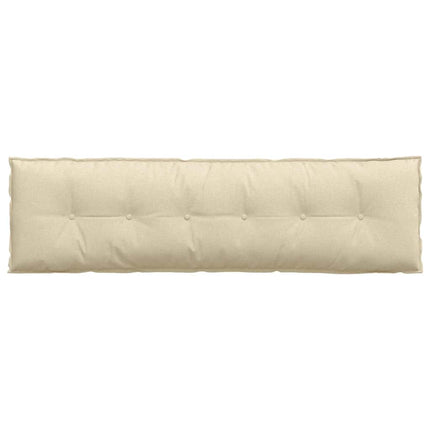 Rygpude Creme 180 x 19 x 50 cm Stof