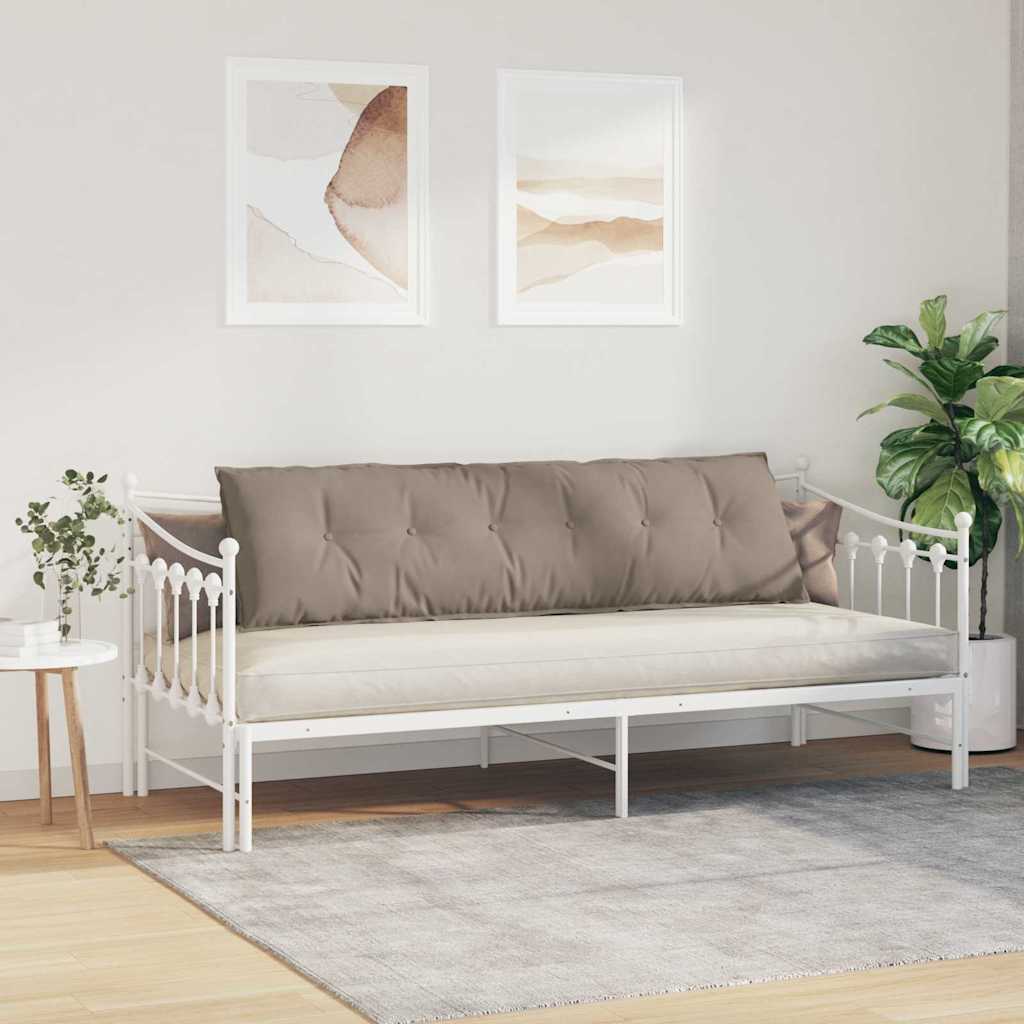 Rygpude Gråbrun 180 x 50 cm Mikrofiberstof