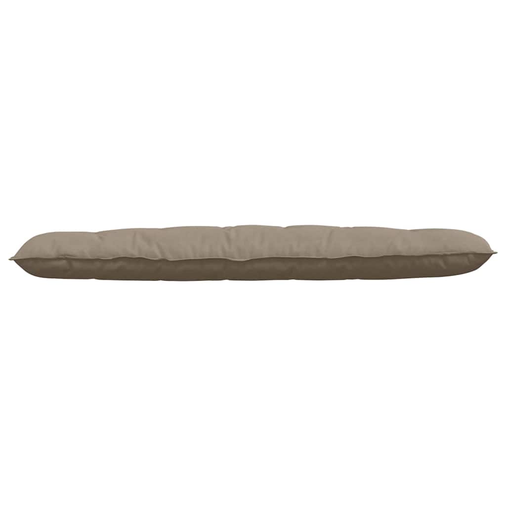 Rygpude Gråbrun 180 x 50 cm Mikrofiberstof