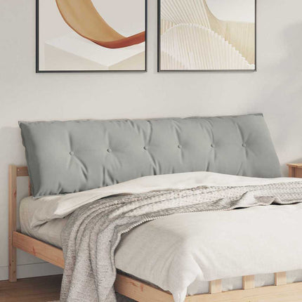 Rygpude Lysegrå 180 x 50 cm Mikrofiberstof