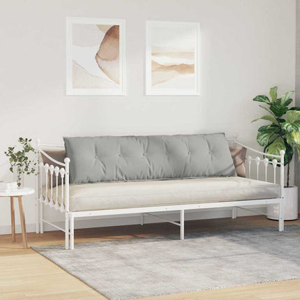 Rygpude Lysegrå 180 x 50 cm Mikrofiberstof