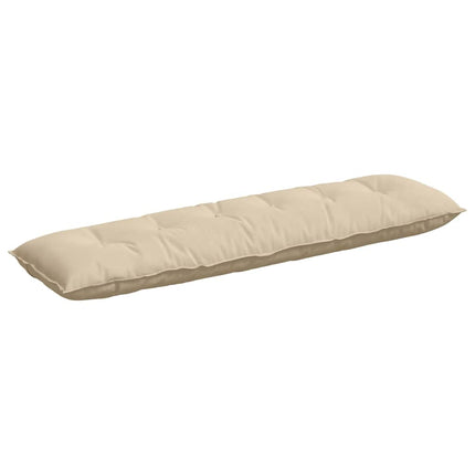 Rygpude Creme 180 x 50 cm Mikrofiberstof