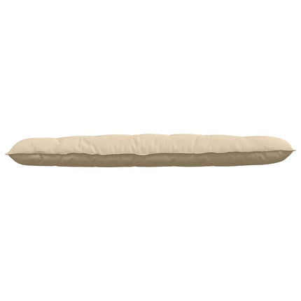 Rygpude Creme 180 x 50 cm Mikrofiberstof