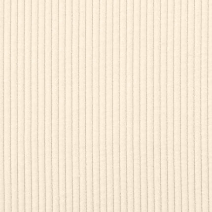 Rygpude Creme 180 x 50 cm Velourstof