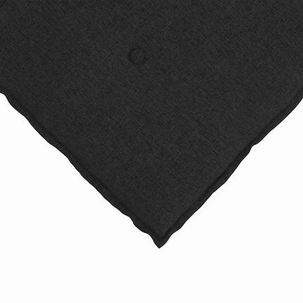 Rygpude Sort 200 x 19 x 50 cm Stof