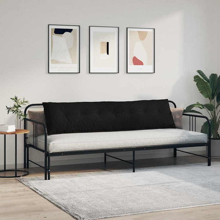 Rygpude Sort 200 x 19 x 50 cm Stof