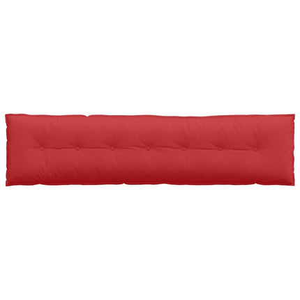 Rygpude Rød 200 x 19 x 50 cm Stof