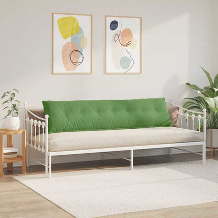 Rygpude Lys grøn 200 x 50 cm Velourstof
