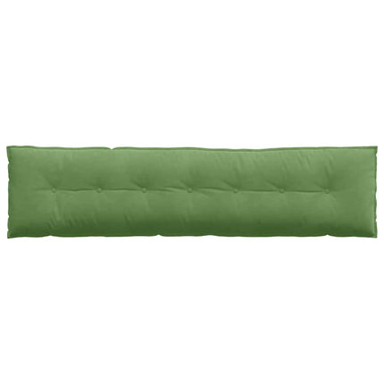 Rygpude Lys grøn 200 x 50 cm Velourstof